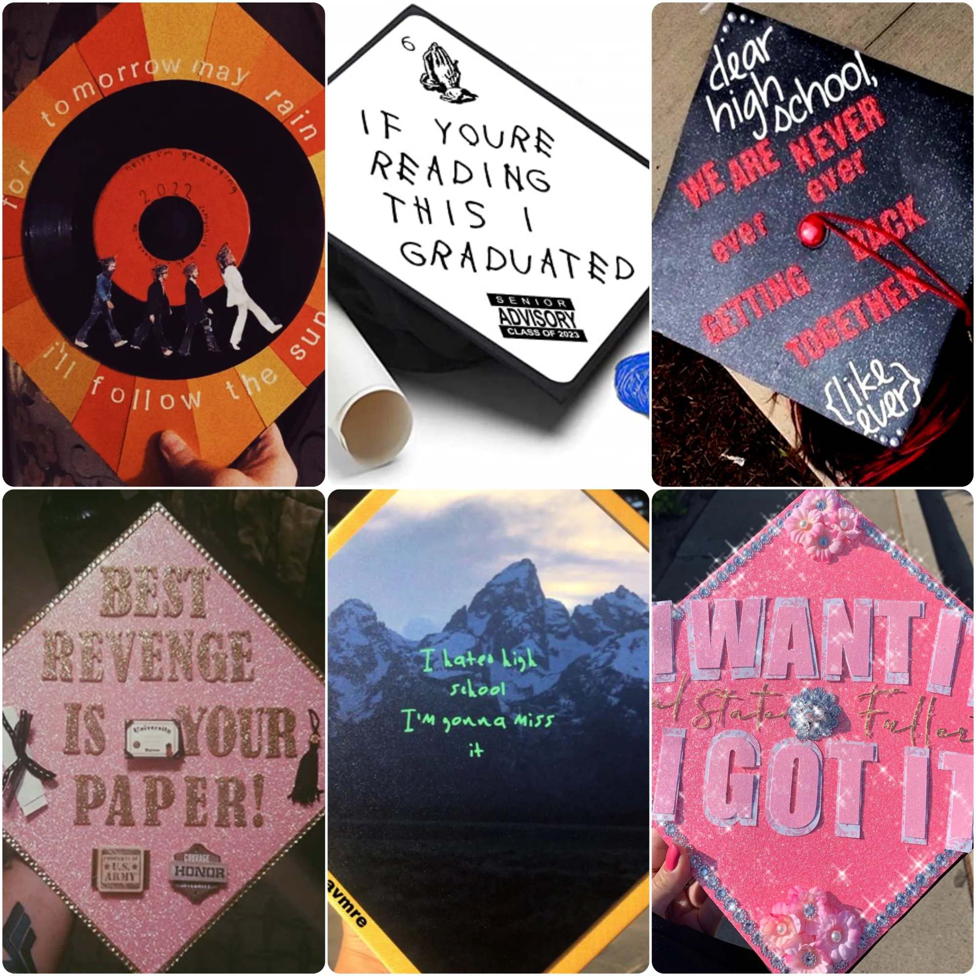 grad caps ideas