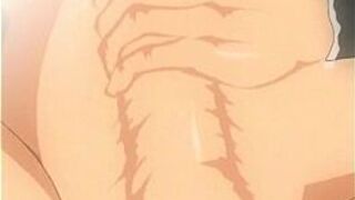 Tied hentai girl with dildo fucked - porn video