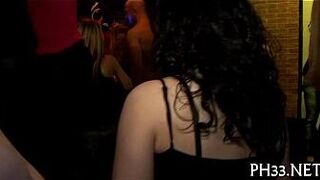 A lot of blond ladies sucking dicks - porn video
