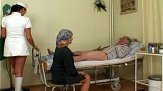 Nubile Nurse Gets a Show - porn video