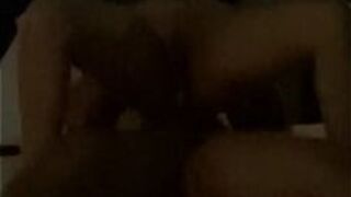 Fucking her in the ass she moans with pleasure - porn video