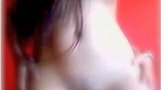 Hot busty colombian babe dildoes her pussy on webcam - porn video