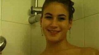 Horney Teen In Shower - porn video