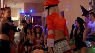 halloween party turned into an orgy hard - porn video
