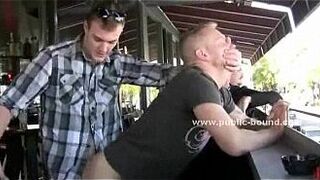 Hairy gay ass fucked deep in public sex - porn video