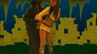 Tanner Mayes in a sexy video game immoral kumbat - porn video