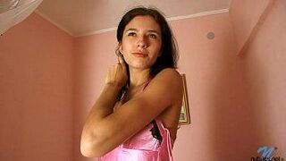 Busty Teen With Hard Nipples Masturbates - porn video