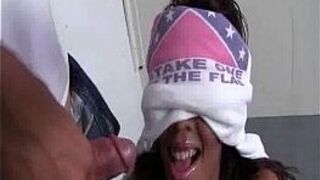 SuckingWhitesInBlindfold - porn video