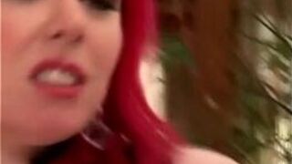 Ann gives her fuckbuddy a wild footjob - porn video